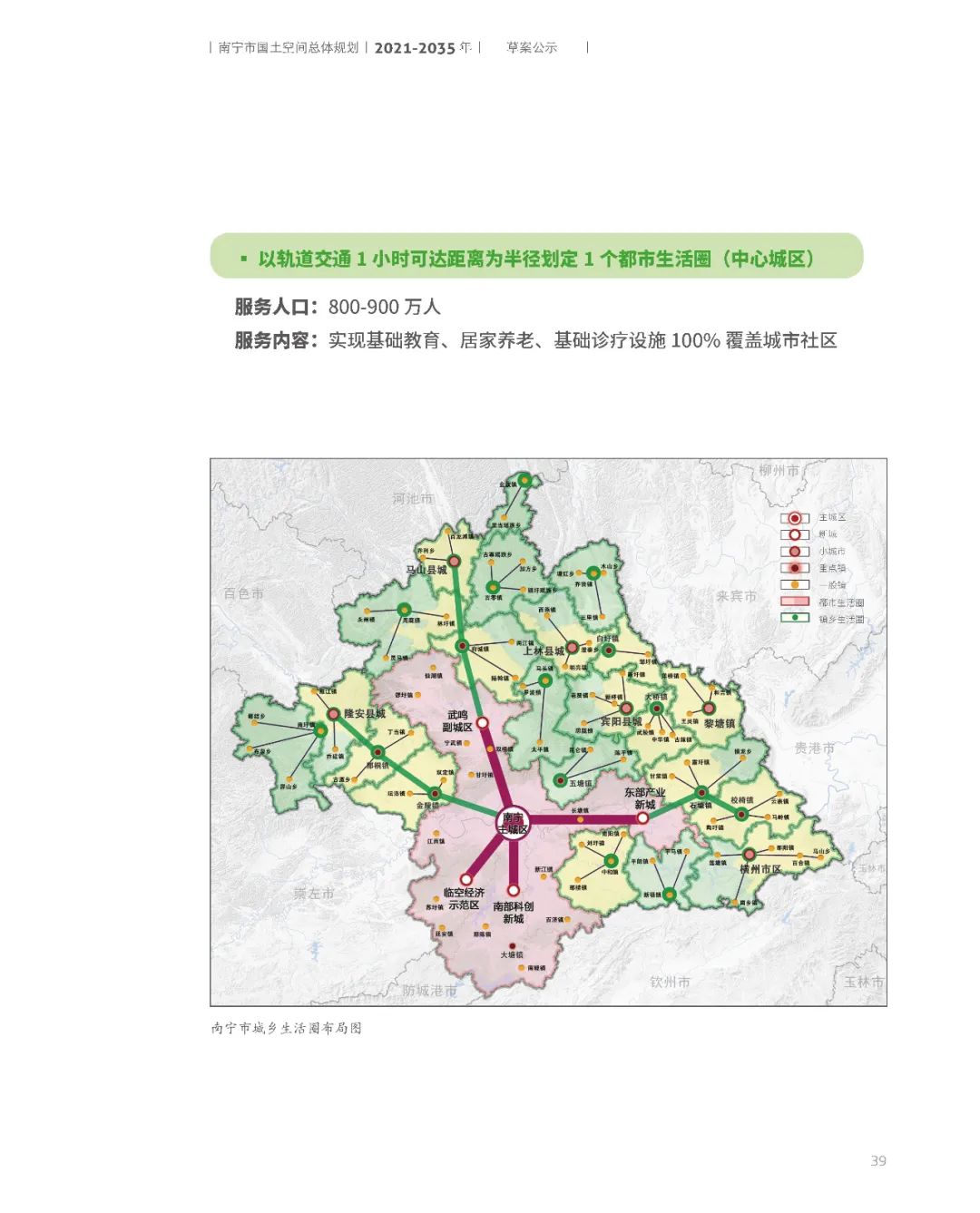 南宁市国土空间总体规划（2021-2035年）草案公示
