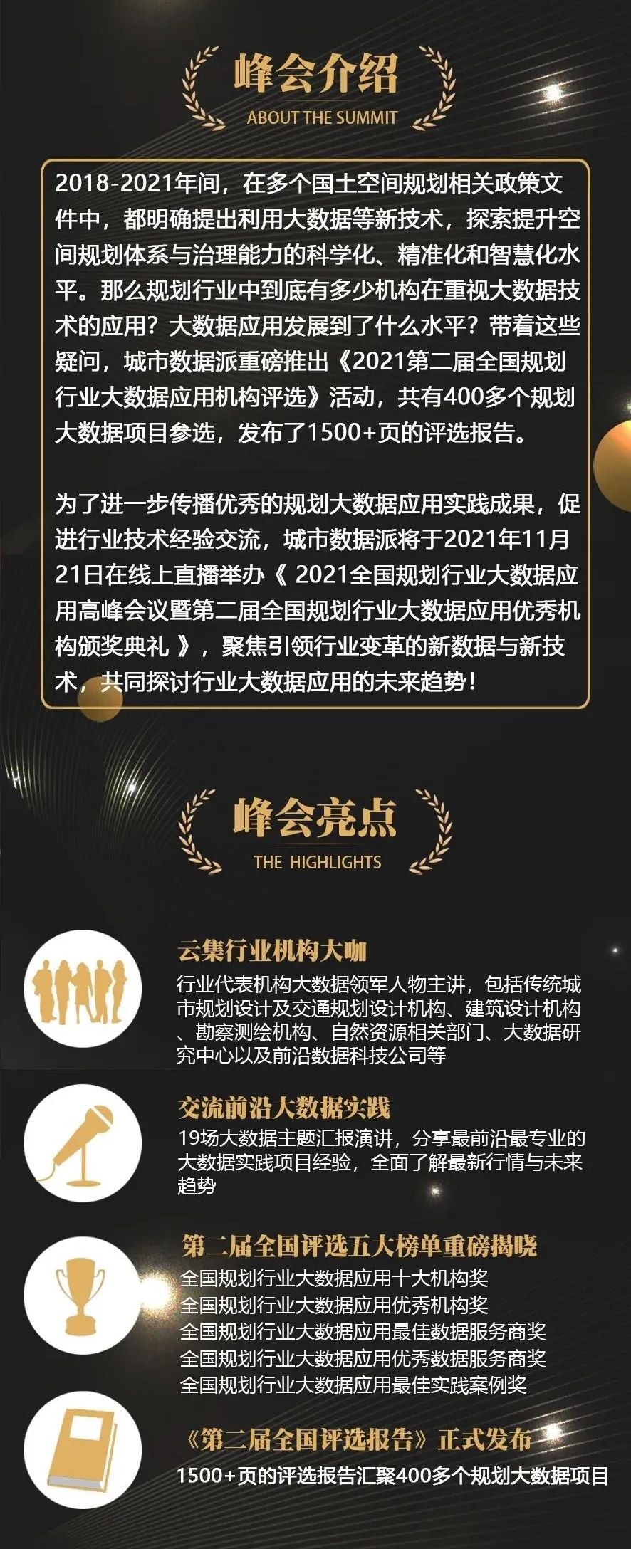 峰会线上直播来啦！《2021全国规划行业大数据应用高峰会议》丨城市数据派