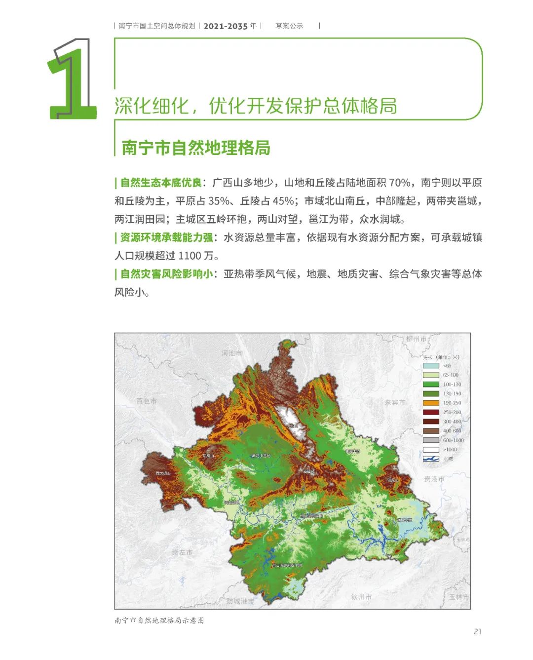 南宁市国土空间总体规划（2021-2035年）草案公示