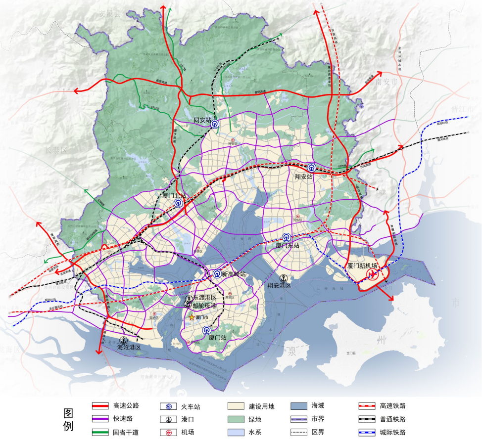 最新发布：厦门市国土空间总体规划（2020-2035年）草案公示