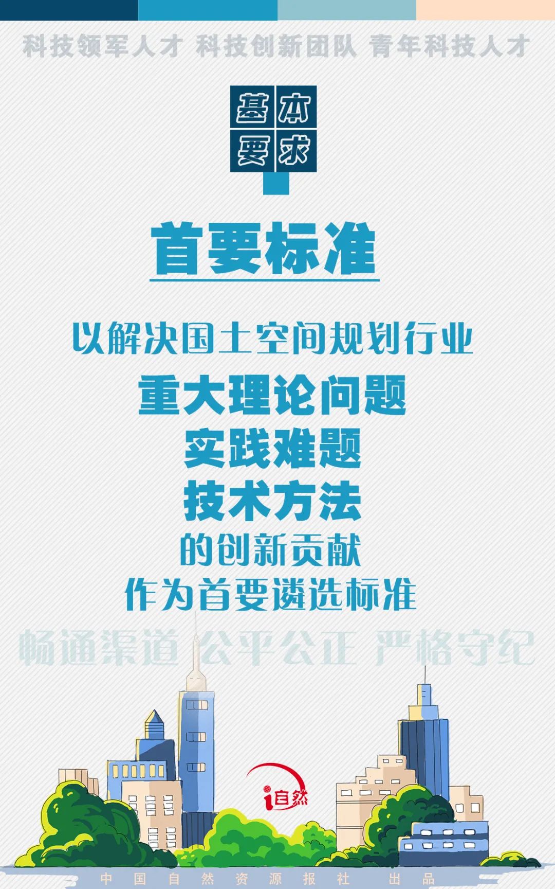 图解丨高层次科技创新人才工程（国土空间规划行业）推荐工作