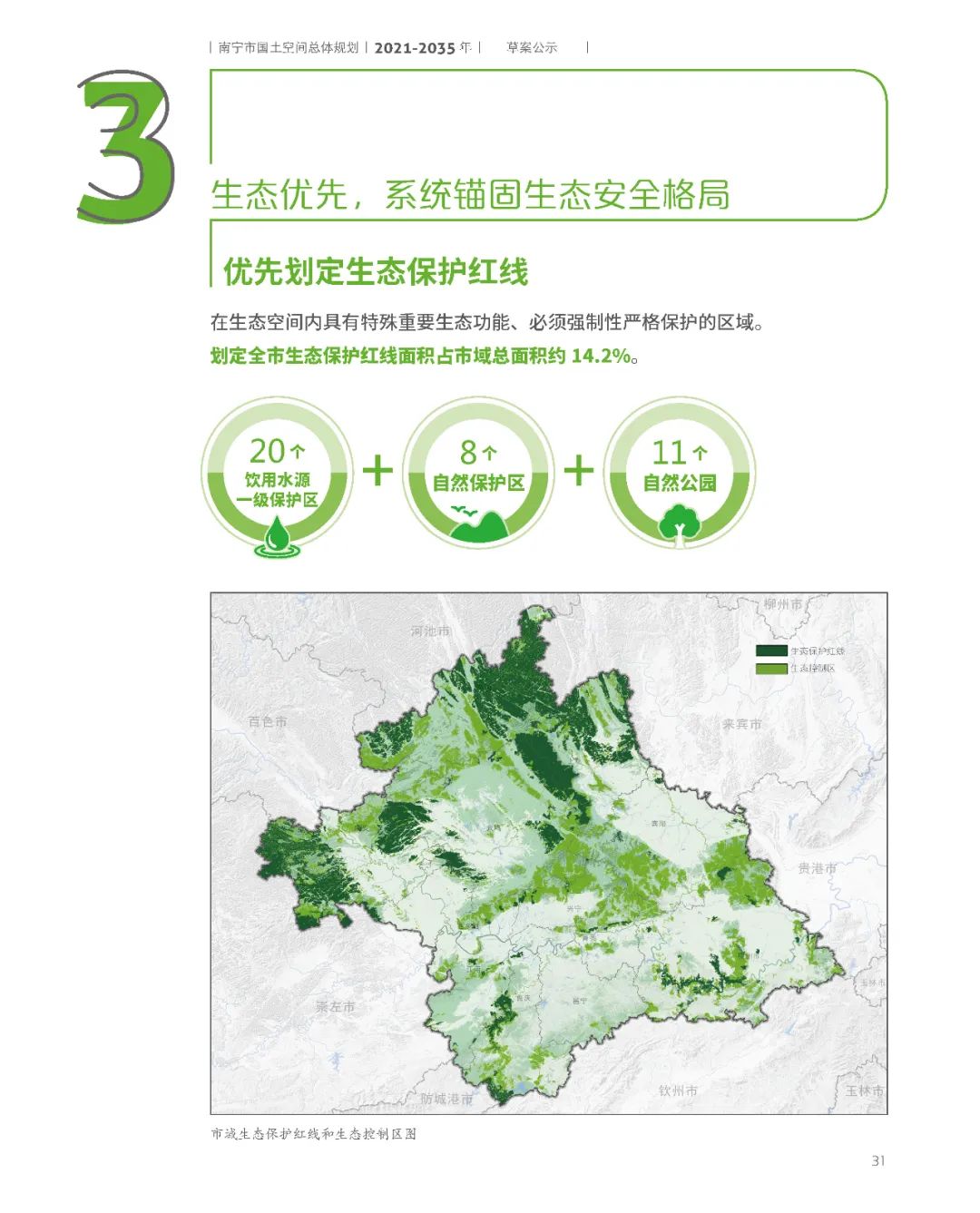 南宁市国土空间总体规划（2021-2035年）草案公示