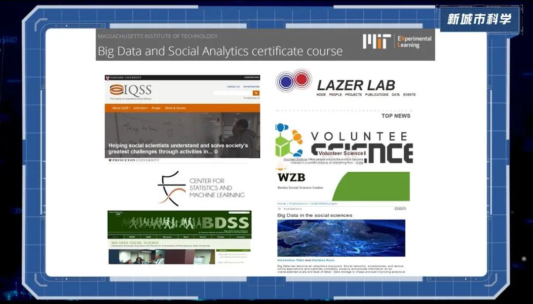 第十一章《计算社会科学新进展》|《新城市科学》2021秋季学期 MOOC 上新啦！