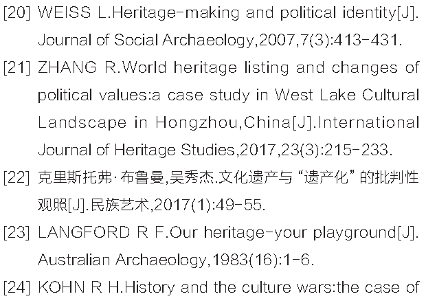 批判遗产研究的回顾与反思 批判遗产研究的回顾与反思