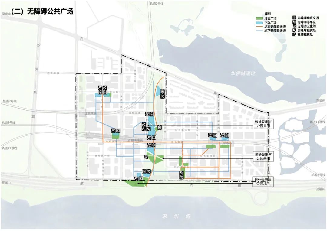 深圳湾超级总部基地最新进展：夜景灯光、城市意象、无障碍设计公布