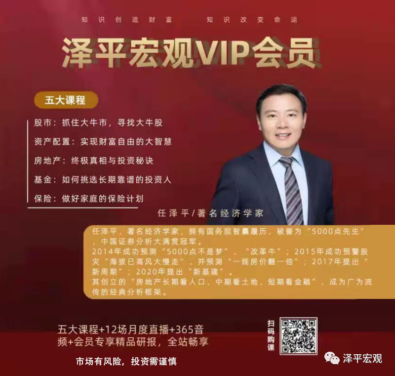 任泽平：新一轮货币宽松来了，股市是货币的晴雨表
