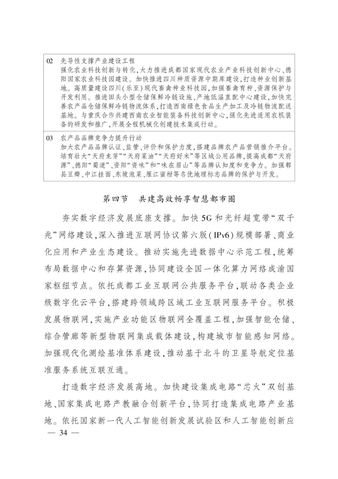 《成都都市圈发展规划》全文发布
