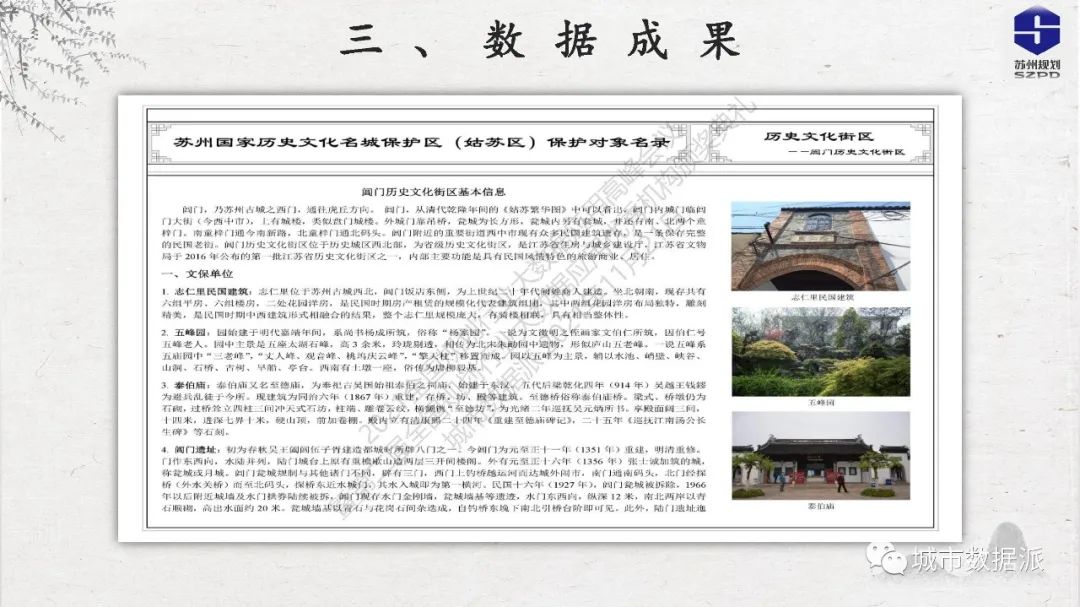 古城保护信息平台如何建？苏州规划大数据应用实践之路分享丨城市数据派
