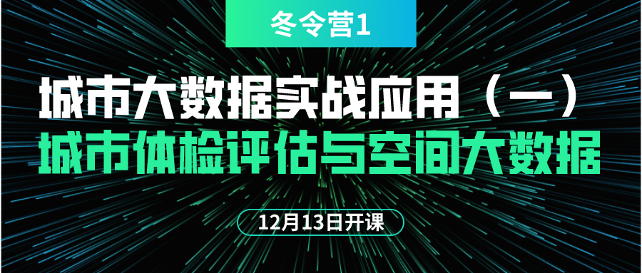【2022版】城市大数据实战应用：城市体检评估与空间大数据丨城市数据派