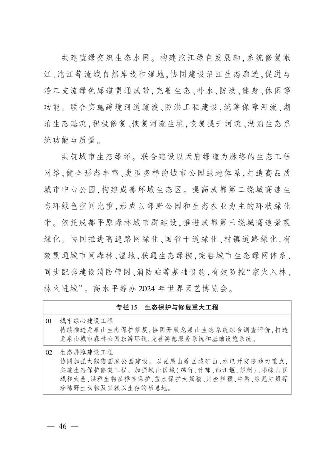 《成都都市圈发展规划》全文发布