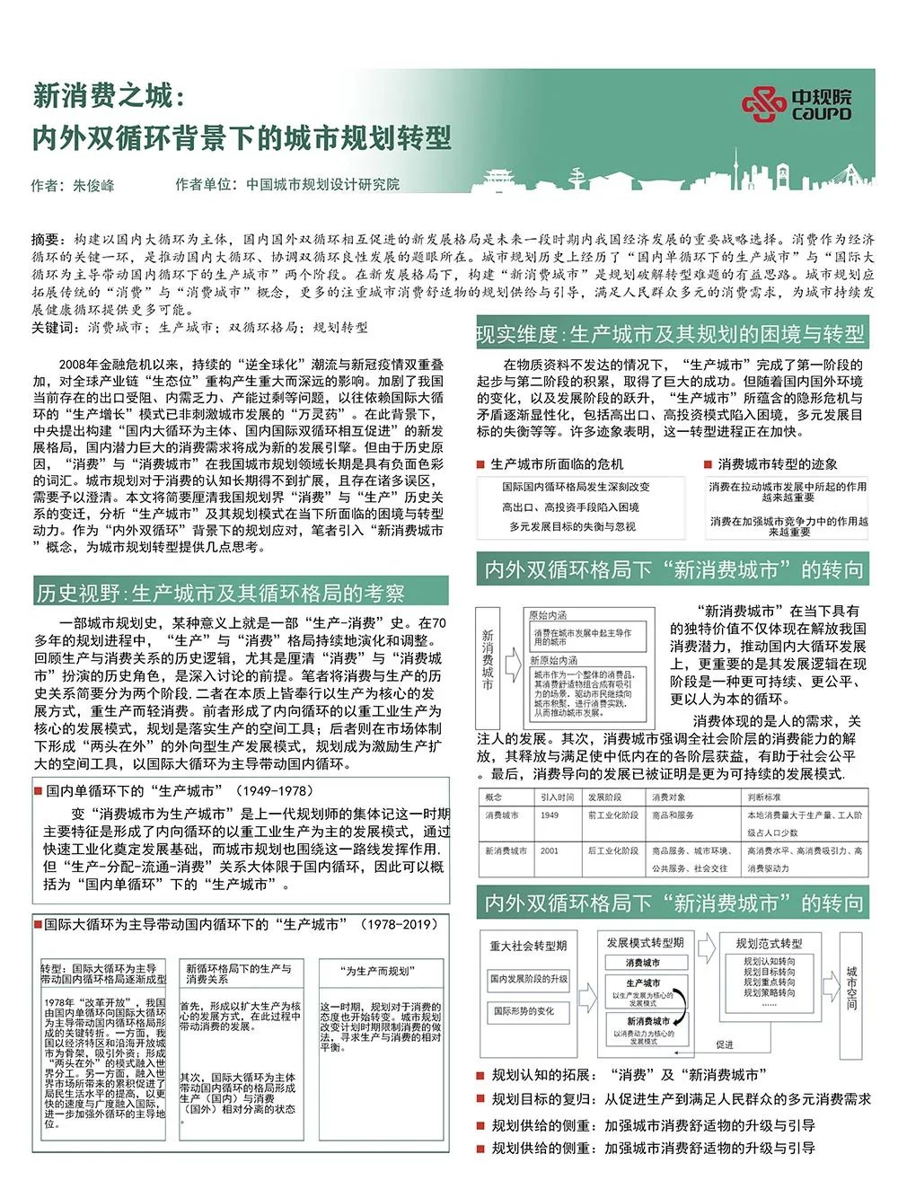 【墙报】全球化和城市化危机下我国城市规划价值逻辑嬗变等 | 城市规划历史与理论 【墙报】全球化和城市化危机下我国城市规划价值逻辑嬗变等 | 城市规划历史与理论