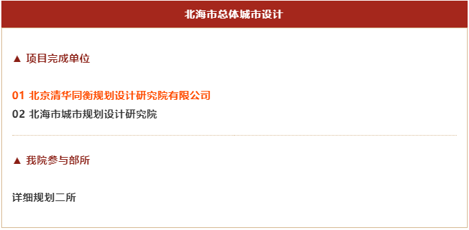 北京规划奖 | 面对新时期•拓展新维度•创造新价值 ——北海市总体城市设计 北京规划奖 | 面对新时期•拓展新维度•创造新价值 ——北海市总体城市设计