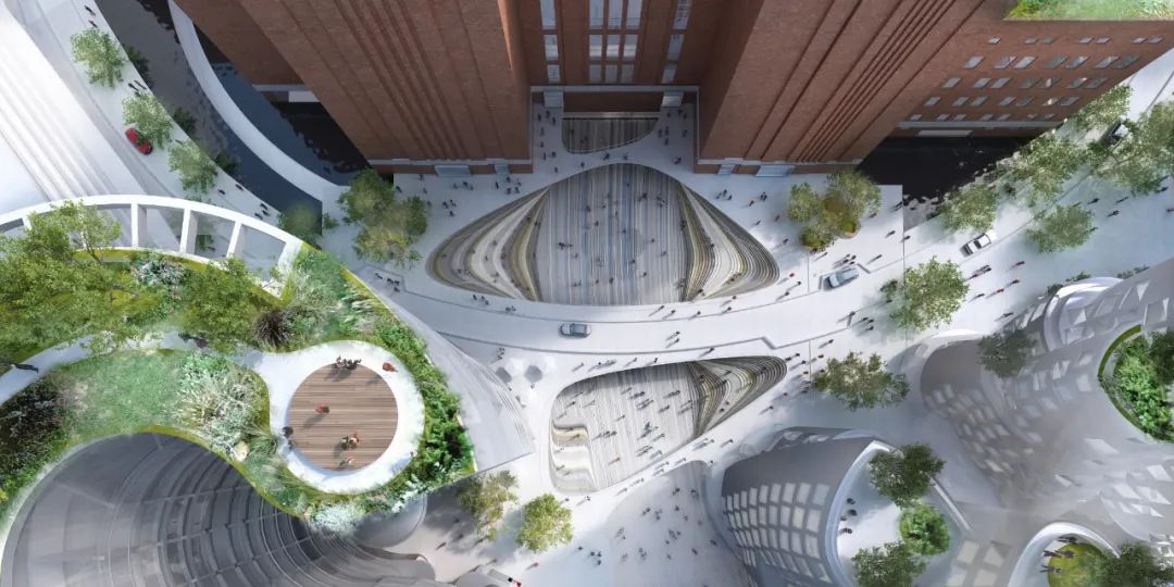 扎哈事务所激活老护城河,原来建筑大师们设计过如此带感的「城市广场」! 扎哈事务所激活老护城河,原来建筑大师们设计过如此带感的「城市广场」!