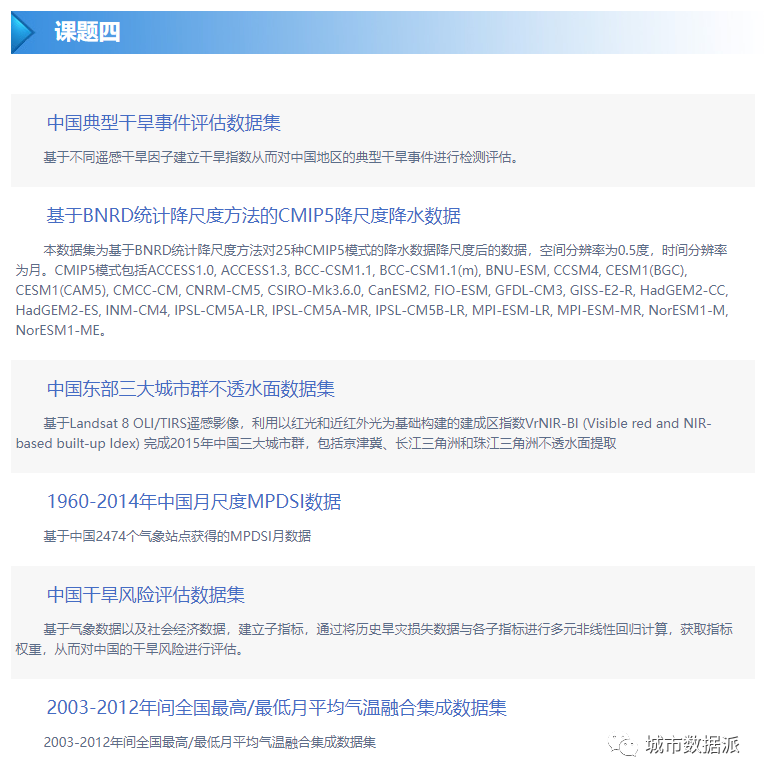 【数据分享】关键气候变量、区域气象灾害及最新青藏高原数据集等丨城市数据派 【数据分享】关键气候变量、区域气象灾害及最新青藏高原数据集等丨城市数据派