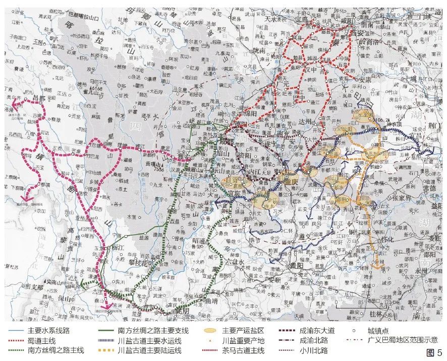杜春兰 陈丹阳 | 景观视野下巴蜀地区典型线性文化遗产体系研究