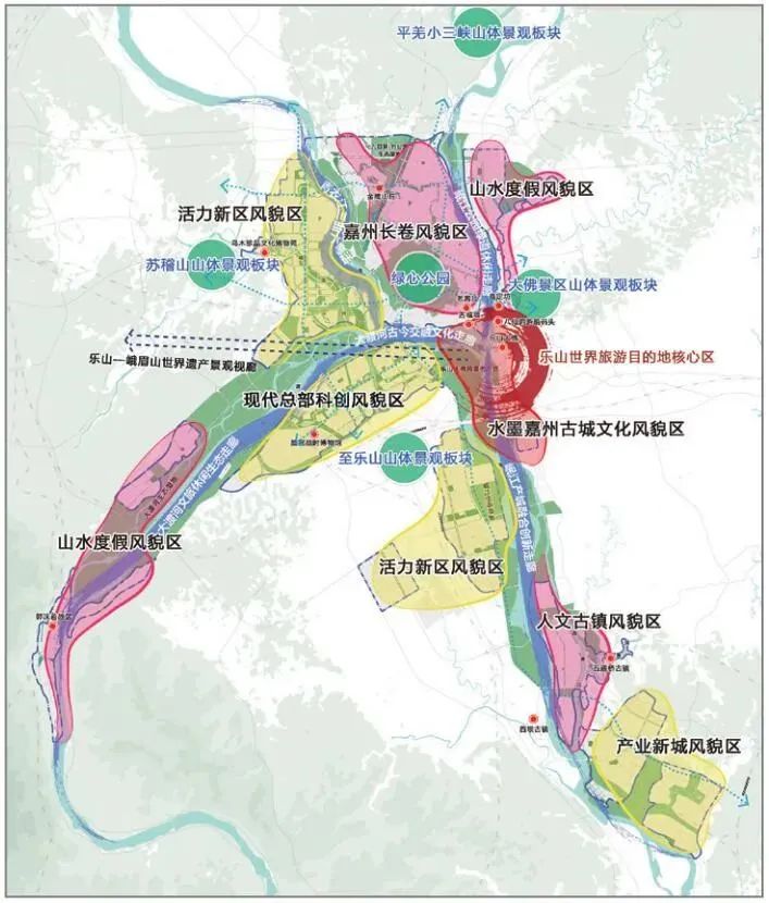 专题性城市设计与市级国土空间总体规划融合思路——以乐山为例 专题性城市设计与市级国土空间总体规划融合思路——以乐山为例