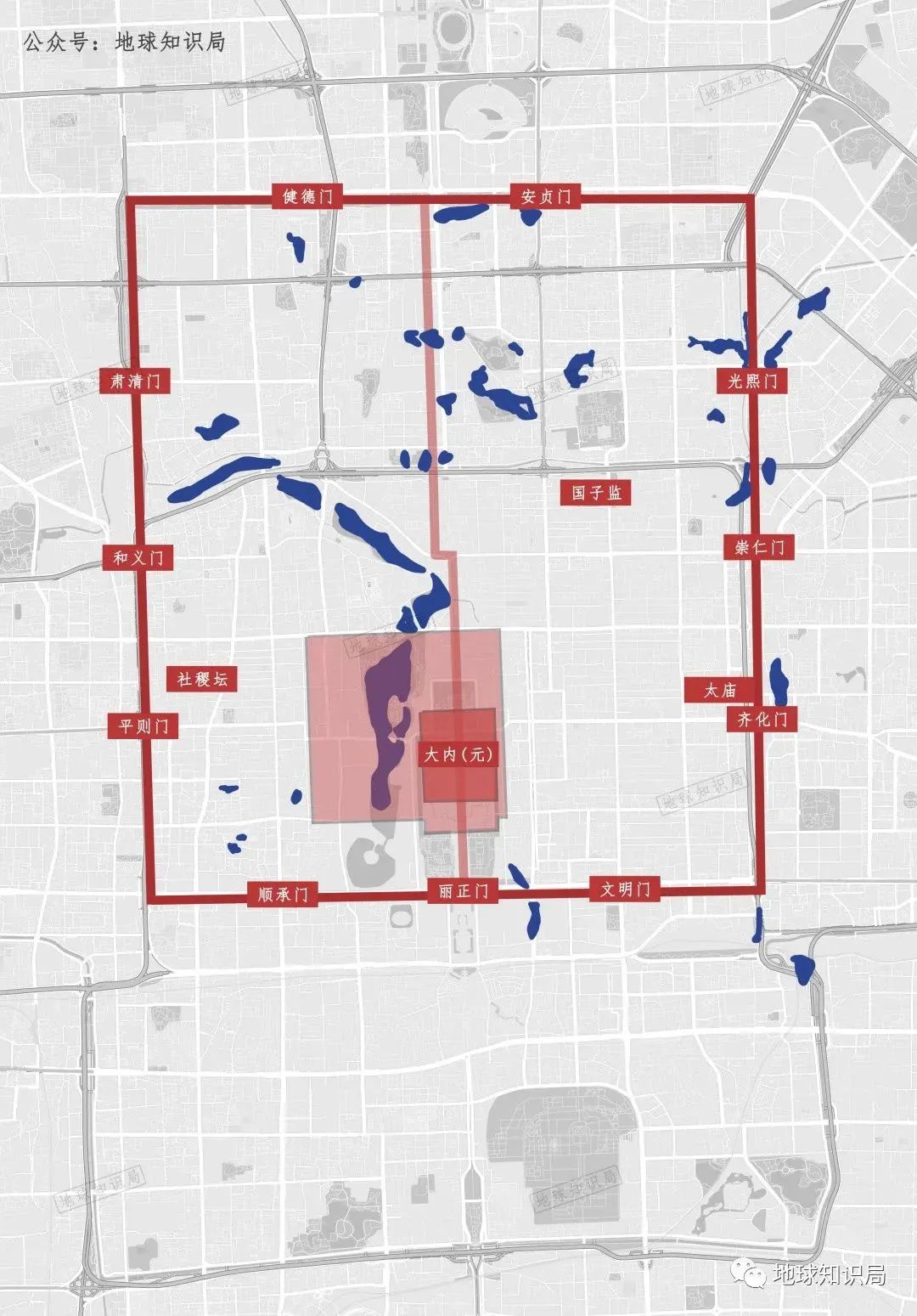 北京中轴线,为什么是歪的 北京中轴线,为什么是歪的