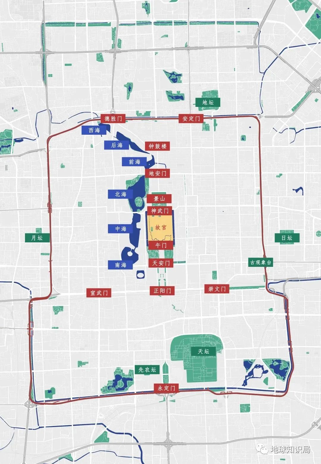 北京中轴线,为什么是歪的 北京中轴线,为什么是歪的