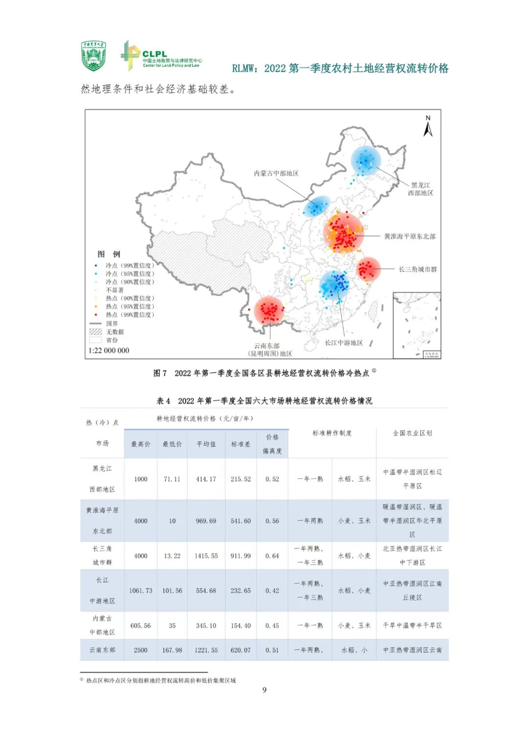 【农地市场洞察】农村土地经营权流转报告（2022第一季度）