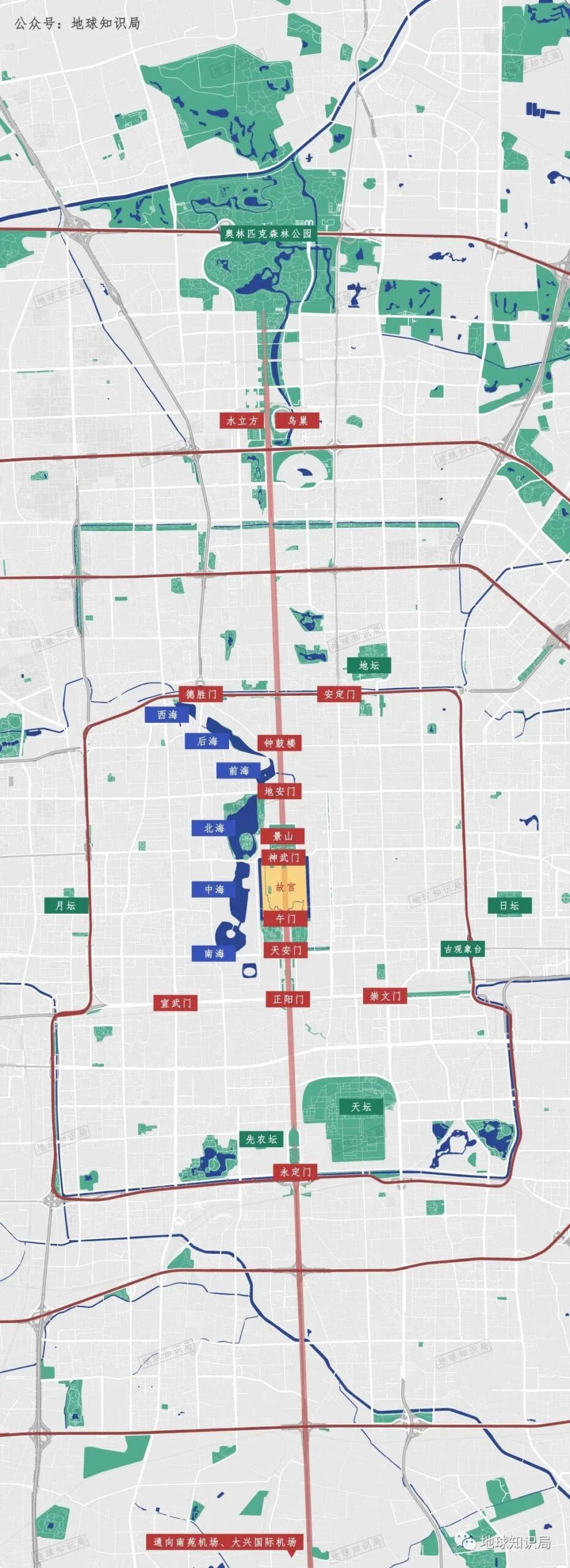北京中轴线,为什么是歪的 北京中轴线,为什么是歪的