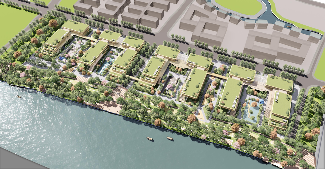 城市设计：10.8km²整体策划，16个重点地块！大运河国家文化公园（临平段）核心区城市设计方案正式发布