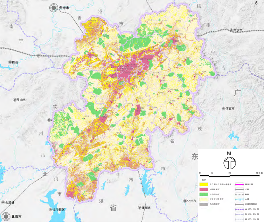 理想空间 | 地级城市国土空间总体规划传导体系研究与实践探讨——以玉林市国土空间总体规划为例