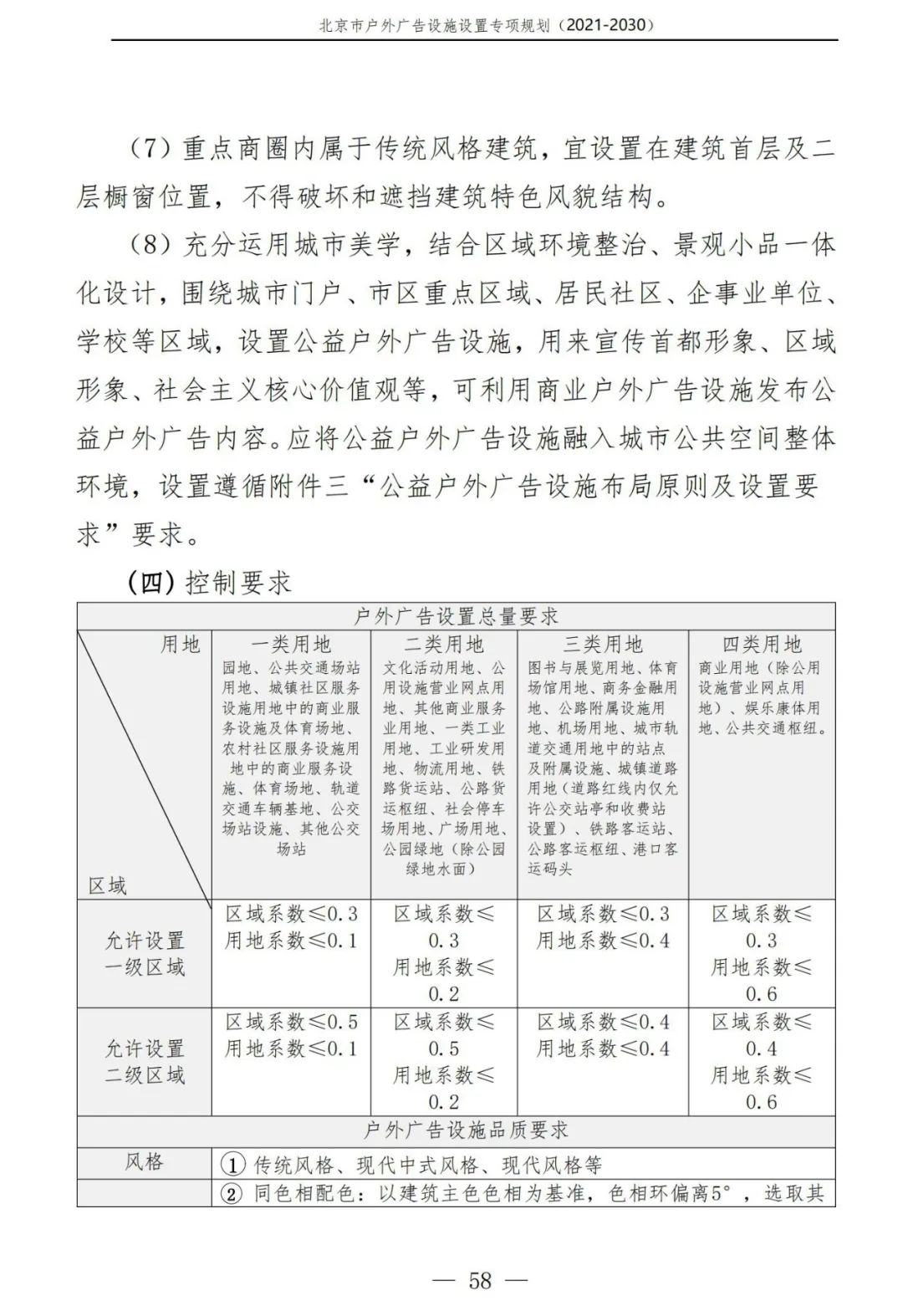 北京市户外广告设施如何设置？专项规划（2021年－2030年）征求意见稿发布