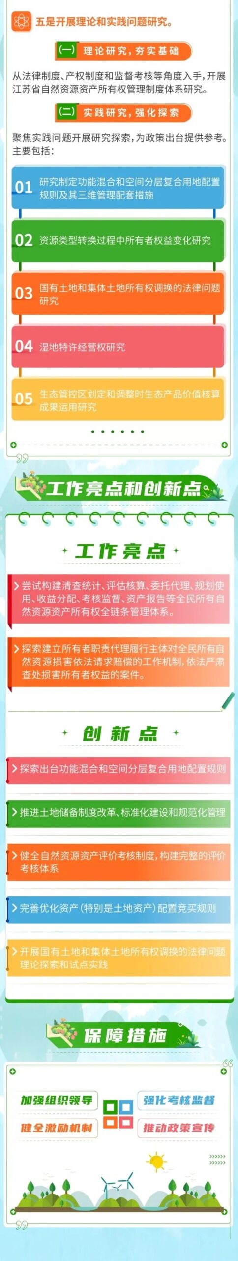 一图读懂《江苏省全民所有自然资源资产所有权委托代理机制试点实施总体方案》