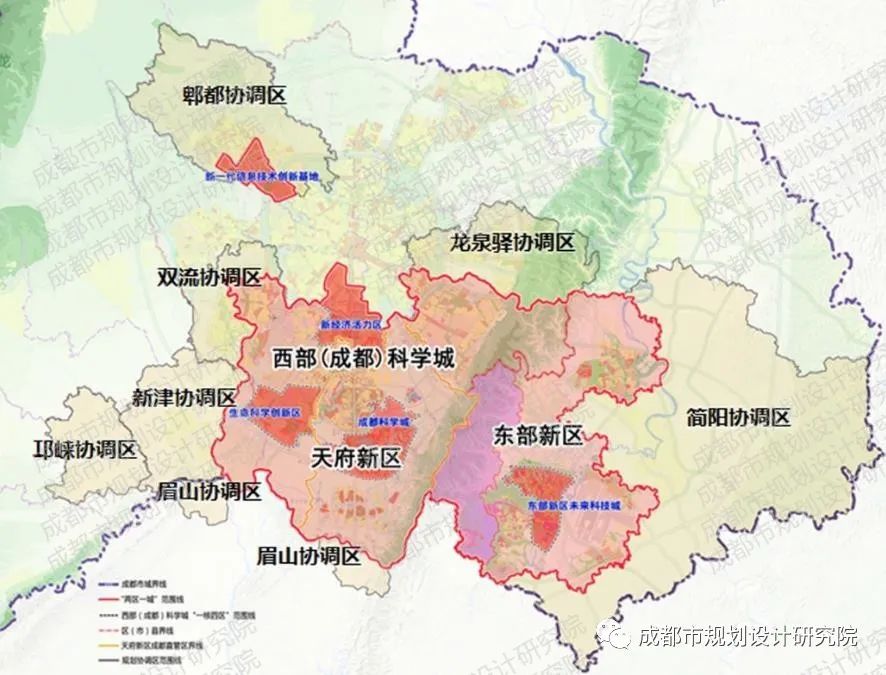 【项目分享】“两区一城”区域协同空间规划——2021年院优三等奖