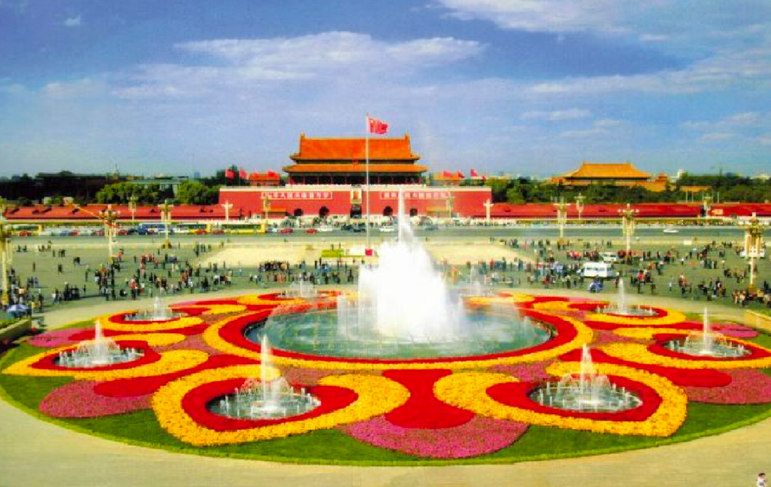 1986-2022年,天安门广场国庆大花篮集锦! 1986-2022年,天安门广场国庆大花篮集锦!