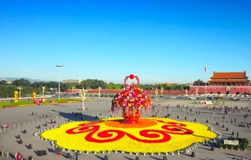 1986-2022年,天安门广场国庆大花篮集锦! 1986-2022年,天安门广场国庆大花篮集锦!