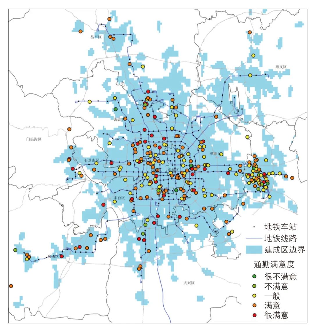 城市轨道交通可达性对通勤满意度的影响 城市轨道交通可达性对通勤满意度的影响