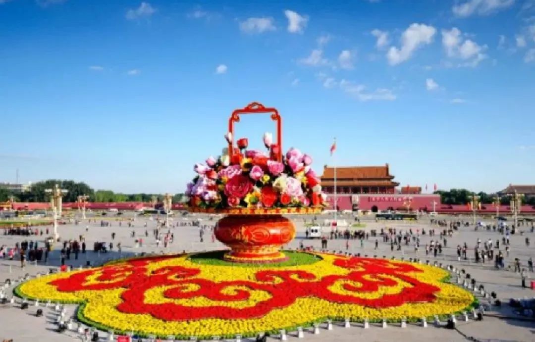 1986-2022年,天安门广场国庆大花篮集锦! 1986-2022年,天安门广场国庆大花篮集锦!