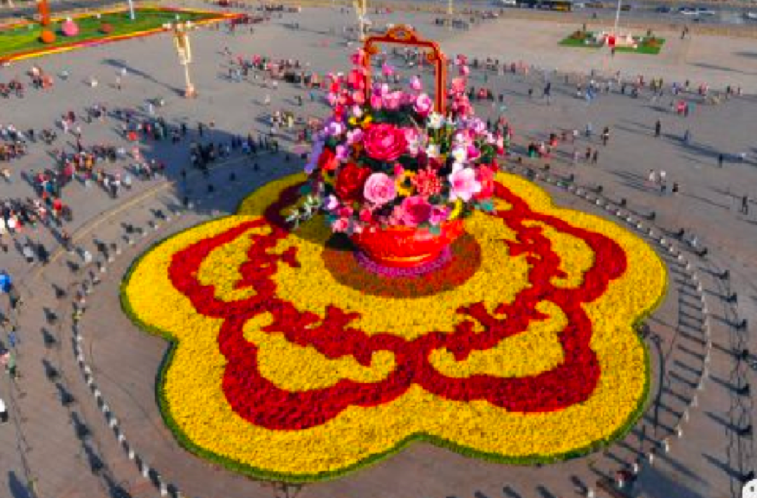 1986-2022年,天安门广场国庆大花篮集锦! 1986-2022年,天安门广场国庆大花篮集锦!