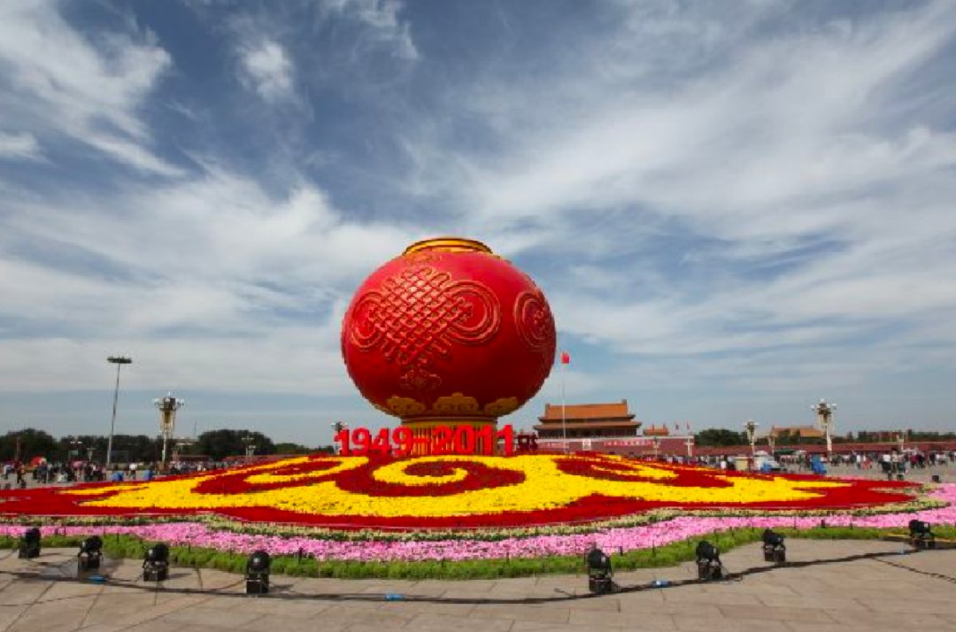1986-2022年,天安门广场国庆大花篮集锦! 1986-2022年,天安门广场国庆大花篮集锦!