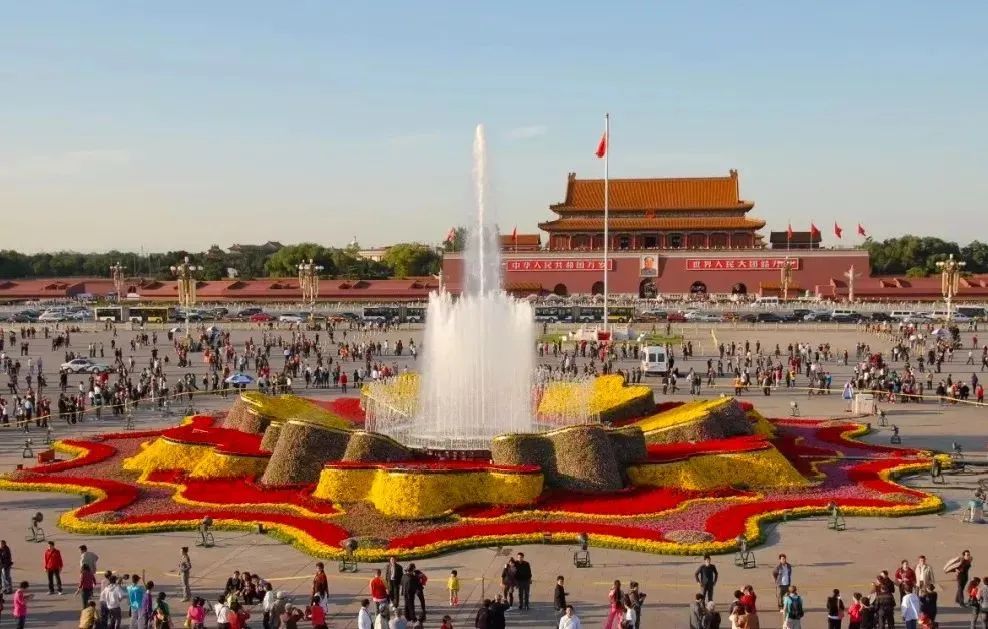 1986-2022年,天安门广场国庆大花篮集锦! 1986-2022年,天安门广场国庆大花篮集锦!