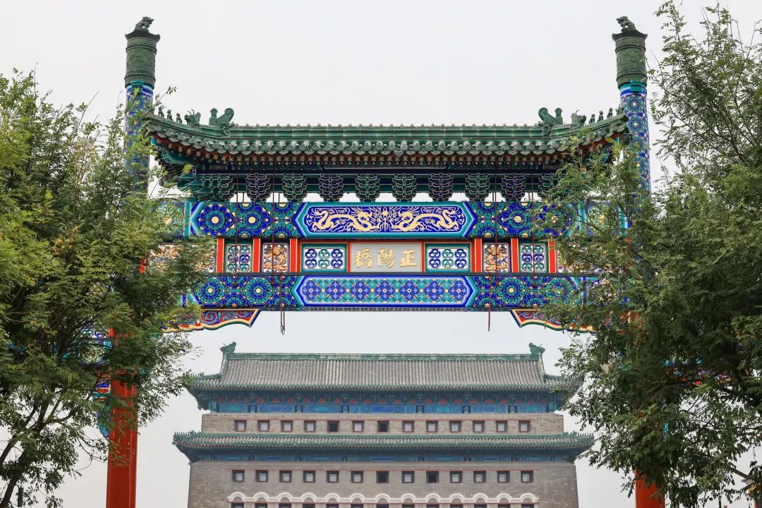 中轴线重要建筑前门五牌楼崭新亮相