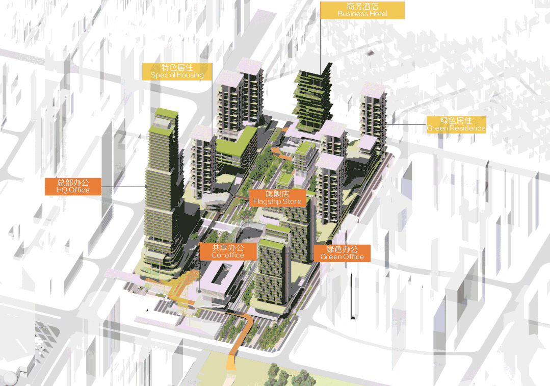 宝安创业路商务大道策划及城市设计国际咨询第一名设计方案 宝安创业路商务大道策划及城市设计国际咨询第一名设计方案