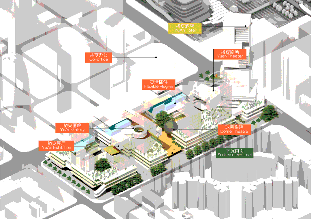 宝安创业路商务大道策划及城市设计国际咨询第一名设计方案 宝安创业路商务大道策划及城市设计国际咨询第一名设计方案