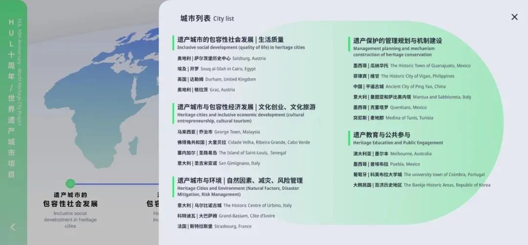 “世界遗产城市：过去、现在、未来” 线上展览开幕