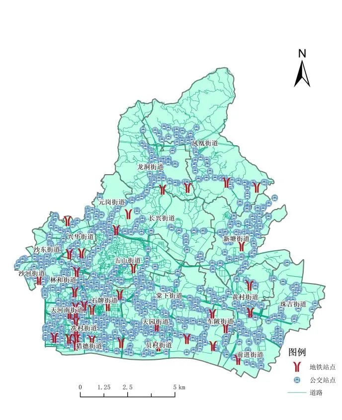 城市公共交通公平性研究—以广州天河区为例