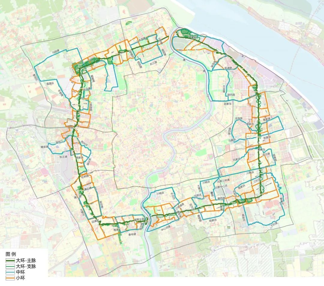 上海外环绿带及沿线地区慢行空间贯通专项规划草案发布