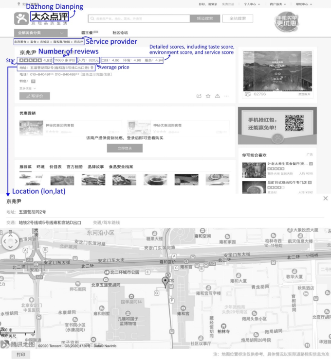 论文推荐 | 解码城市街道景观骨架与城市活动之间的关联：利用大众点评数据在北京进行的实验