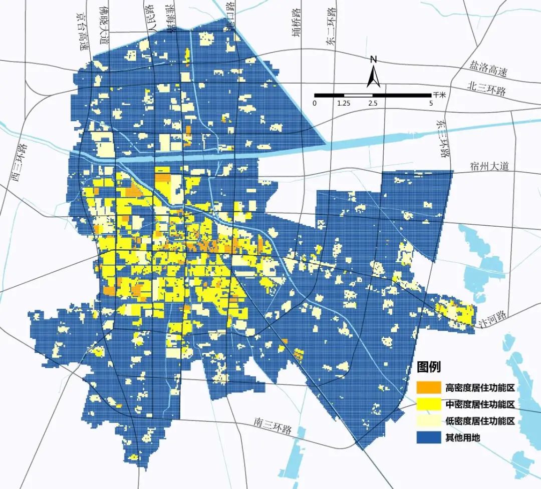 基于多源大数据的城市空间格局识别方法研究——以宿州为例 基于多源大数据的城市空间格局识别方法研究——以宿州为例