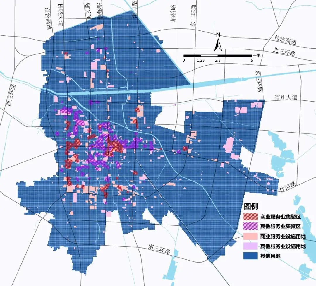 基于多源大数据的城市空间格局识别方法研究——以宿州为例 基于多源大数据的城市空间格局识别方法研究——以宿州为例