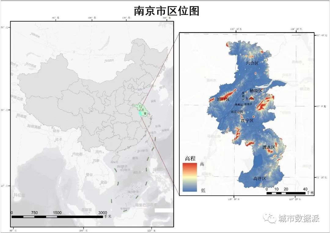 基于多源数据的城市功能空间及生态建设分析——以南京市为例丨城市数据派