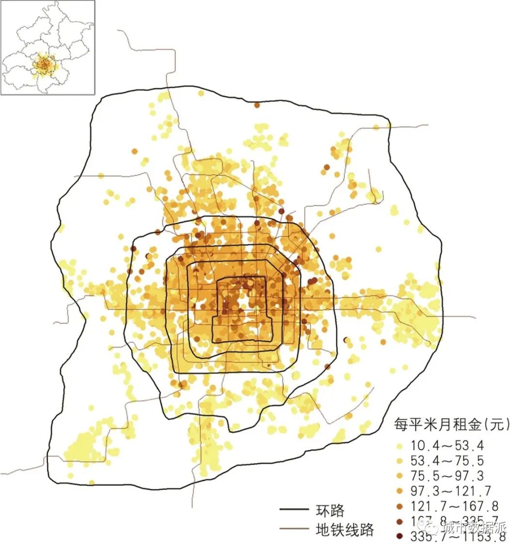 利用住宅租金数据+GWR模型对住宅租金的影响因素空间分异研究丨城市数据派