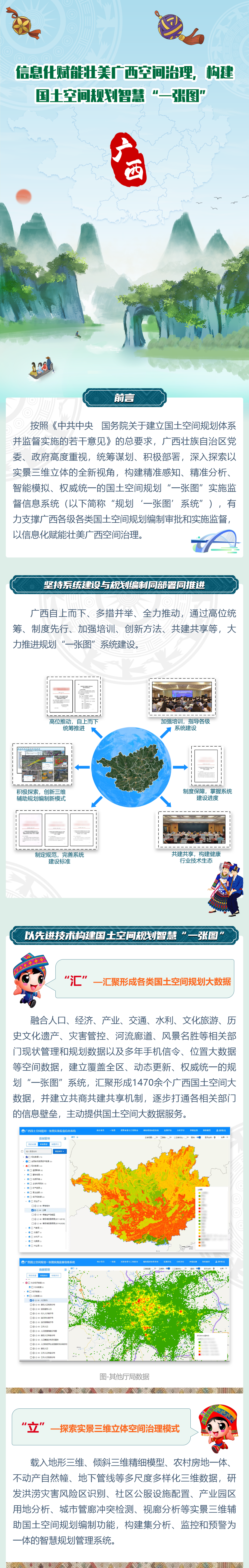 国土空间规划“一张图”建设 | 广西：汇、立、快、构、通、广、联