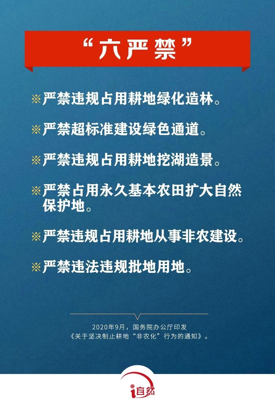 事关耕地保护，“五不得、六严禁、八不准”须牢记！