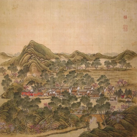 圆明园中的田园风光与耕织文化 圆明园中的田园风光与耕织文化